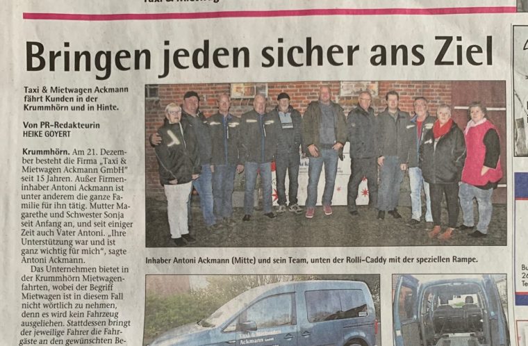 Taxi & Mietwagen Ackmann GmbH